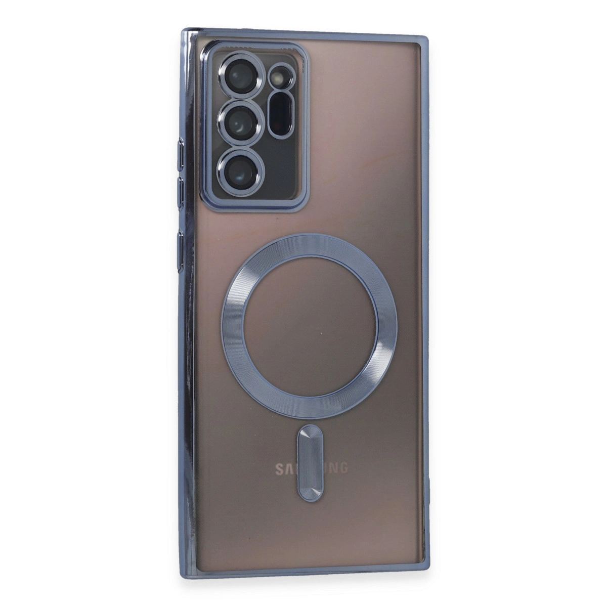 Samsung Galaxy Note 20 Ultra Kılıf Kross Magneticsafe Kapak - Sierra Blue