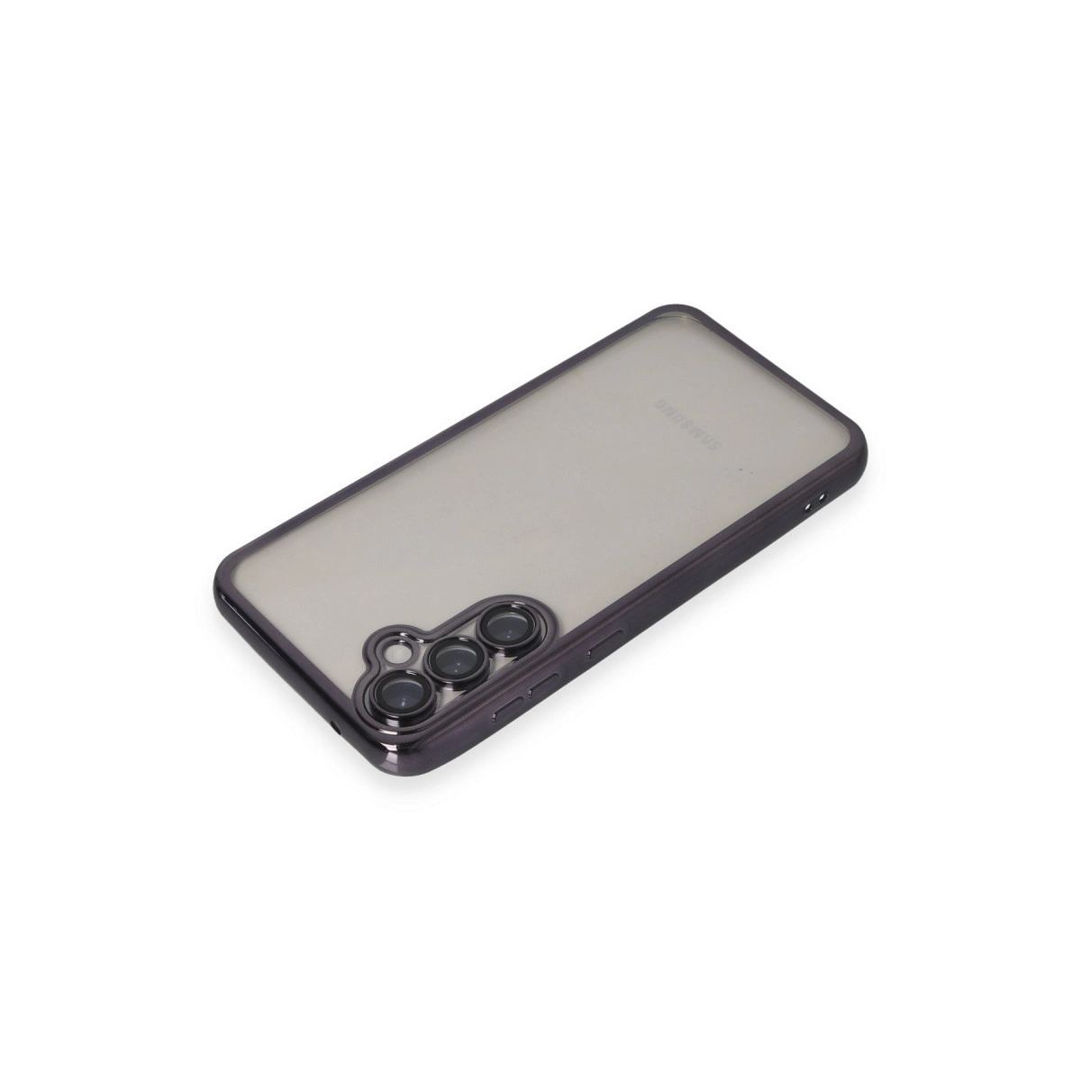 Samsung Galaxy S23 Fe Kılıf Razer Lensli Silikon - Mor