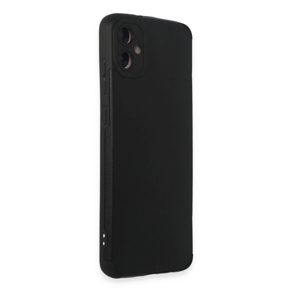 Samsung Galaxy A05 Kılıf Loop Deri Silikon - Siyah