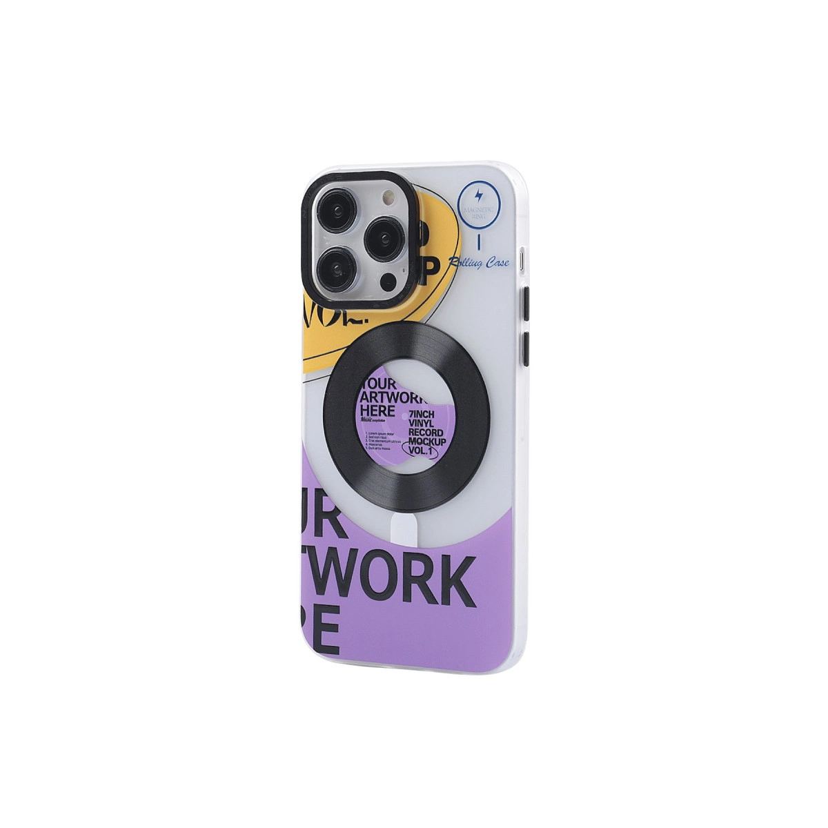 Apple İphone 12 Pro Max Kılıf Apollo Magneticsafe Desenli Kapak - Apollo Şeffaf - 6