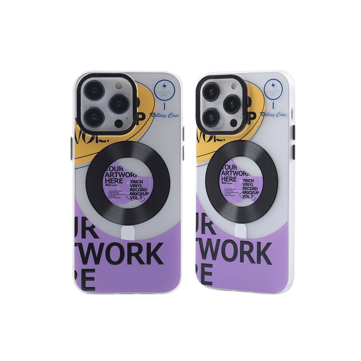 Apple İphone 13 Pro Kılıf Apollo Magneticsafe Desenli Kapak - Apollo Şeffaf - 6