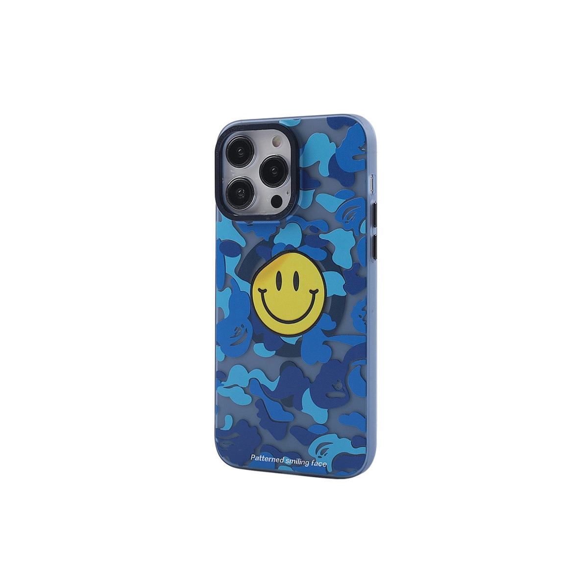 Apple İphone 13 Pro Kılıf Apollo Magneticsafe Desenli Kapak - Apollo Mavi - 1