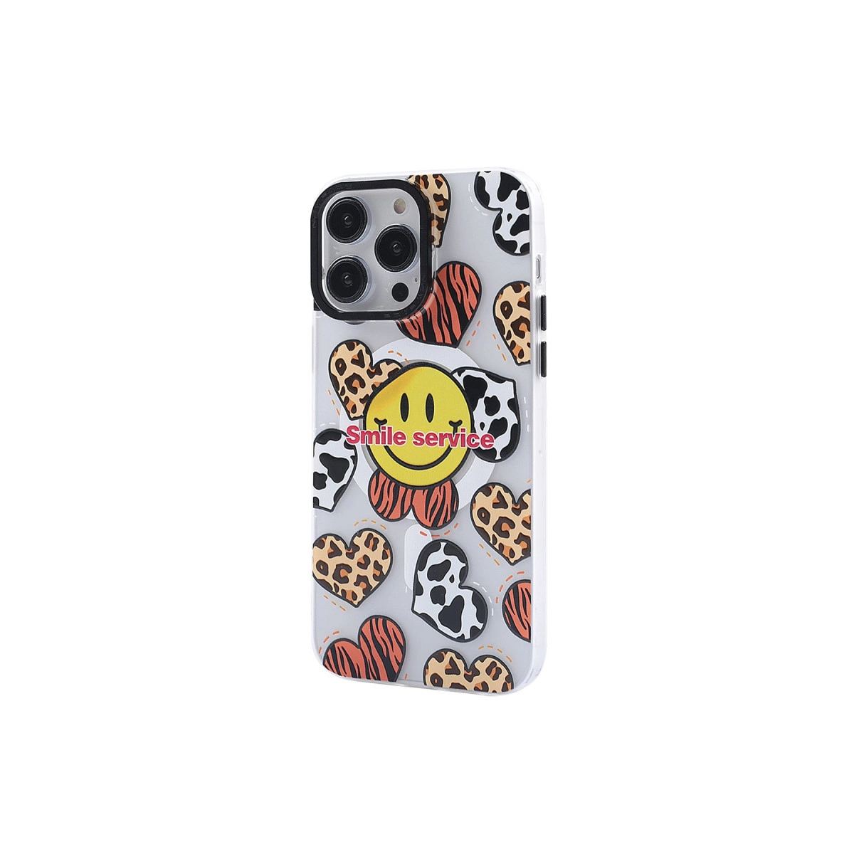 Apple İphone 14 Pro Max Kılıf Apollo Magneticsafe Desenli Kapak - Apollo Şeffaf - 2