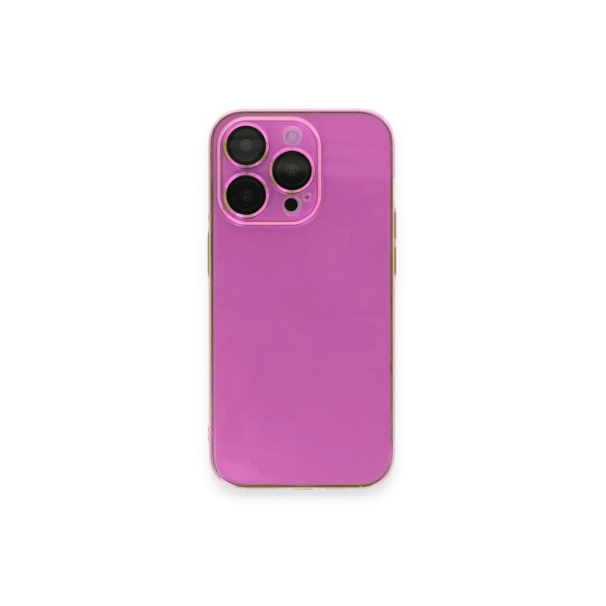 Apple İphone 13 Pro Kılıf Armada Lensli Kapak - Pembe