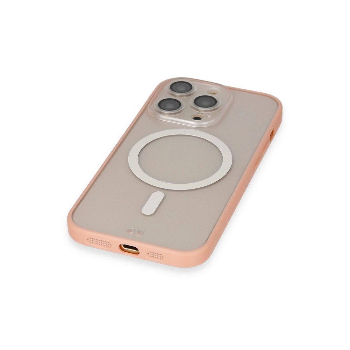 Apple İphone 14 Pro Kılıf Grand Magneticsafe Kapak - Pembe