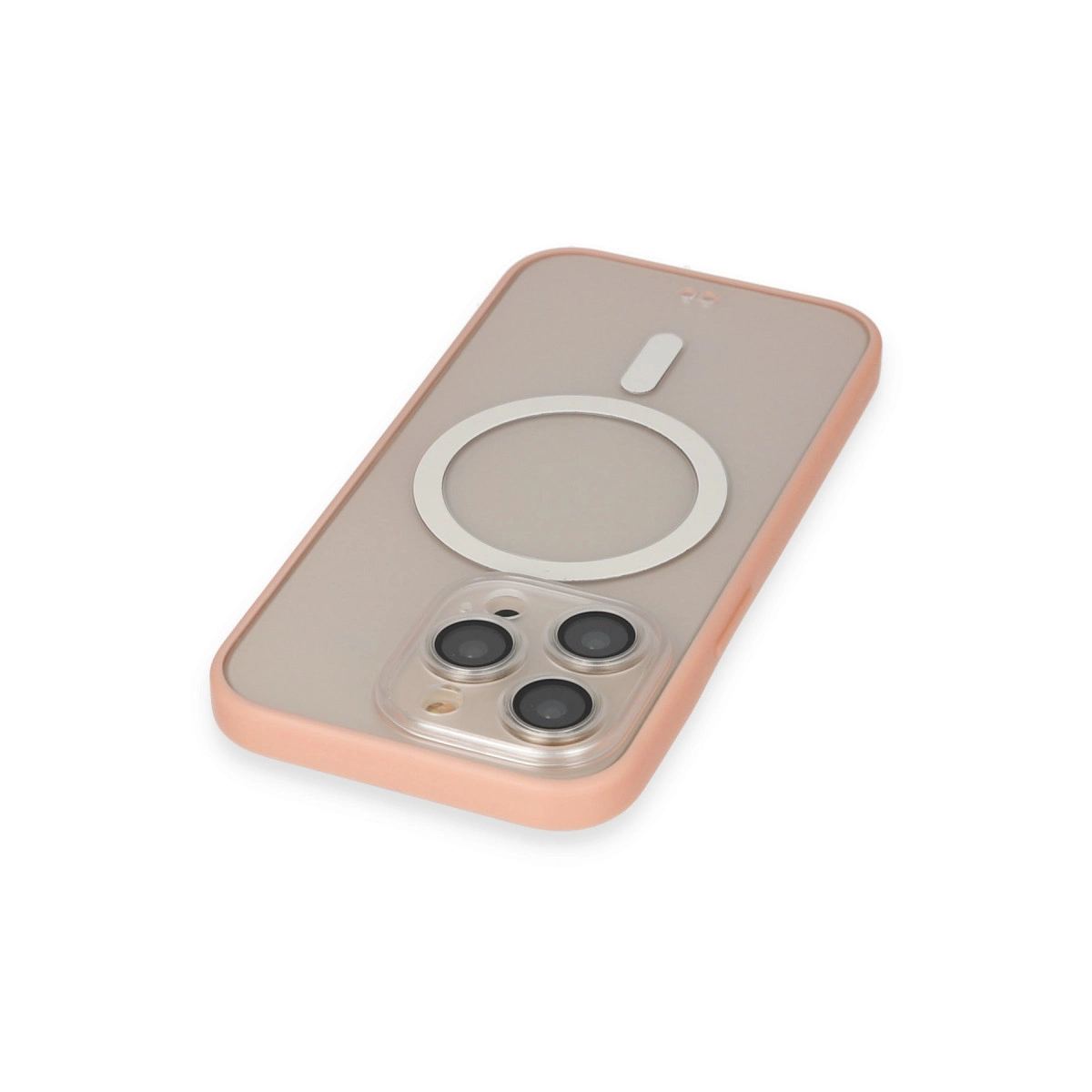 Apple İphone 14 Pro Max Kılıf Grand Magneticsafe Kapak - Pembe