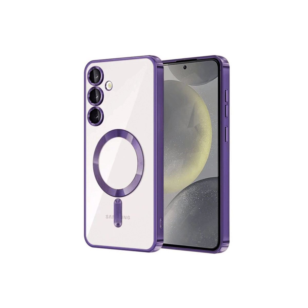 Samsung Galaxy S23 Kılıf Kross Magneticsafe Kapak - Mor