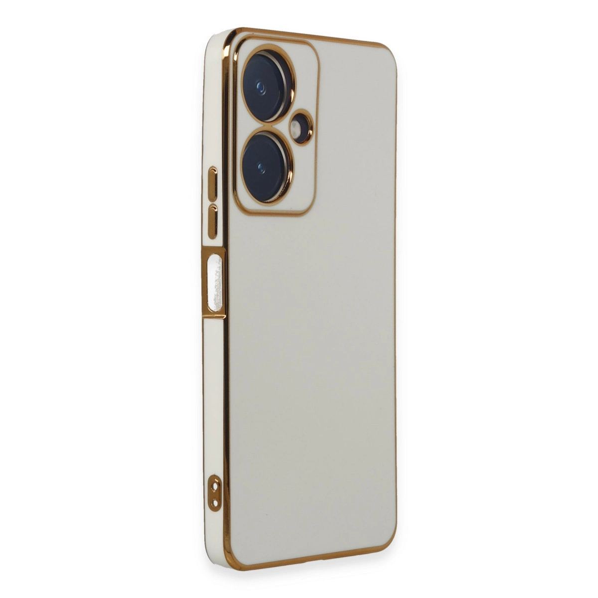 Vivo Y27 Kılıf Volet Silikon - Beyaz