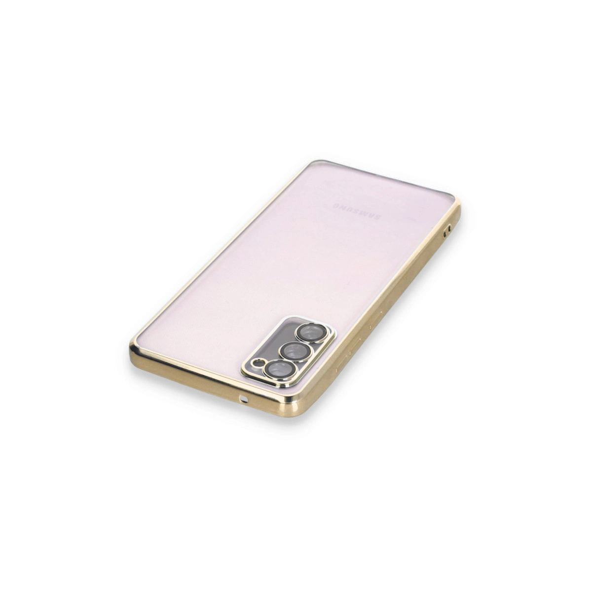 Samsung Galaxy S20 Fe Kılıf Razer Lensli Silikon - Gold