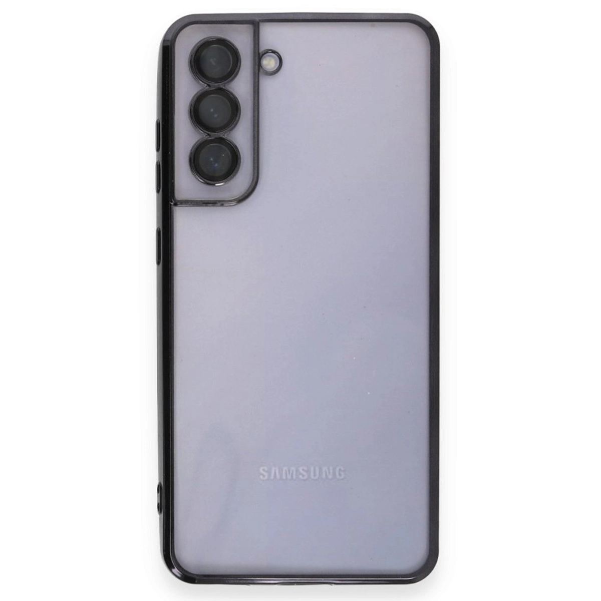 Samsung Galaxy S21 Fe Kılıf Razer Lensli Silikon - Siyah