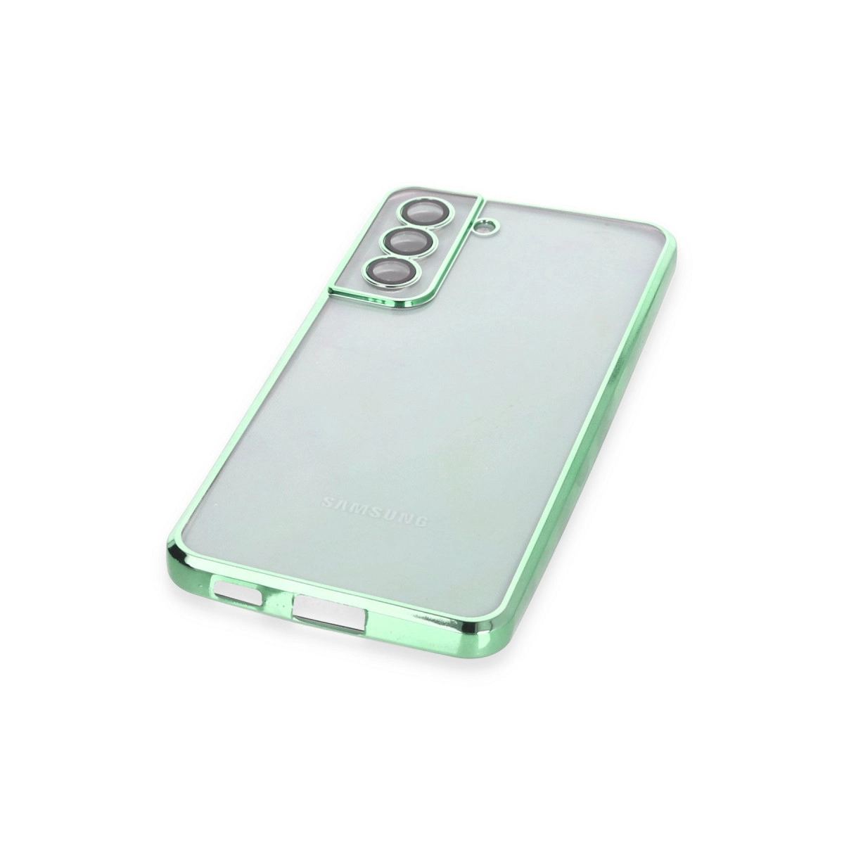 Samsung Galaxy S21 Fe Kılıf Razer Lensli Silikon - Yeşil