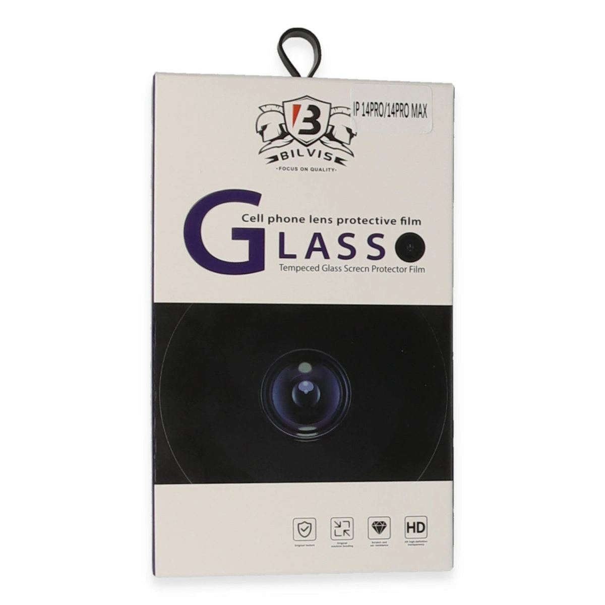 Apple İphone 14 Pro Max Bilvis Titan Kamera Lens - Siyah