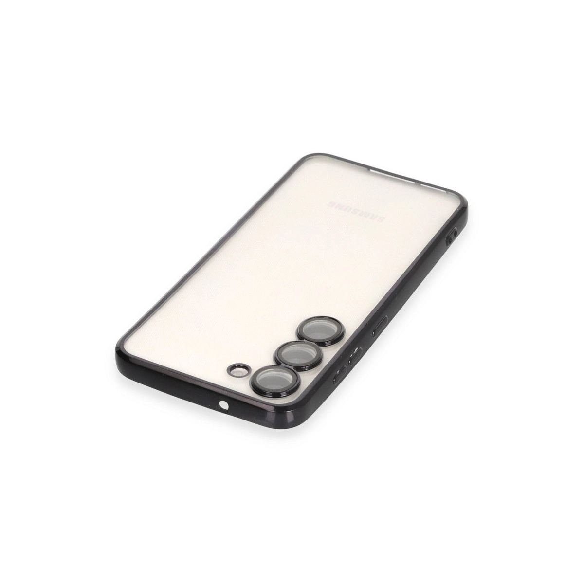 Samsung Galaxy S23 Kılıf Razer Lensli Silikon - Siyah