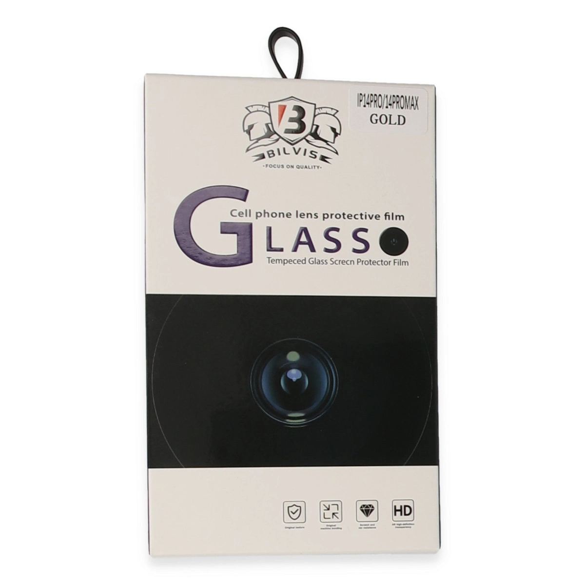 Apple İphone 14 Pro Max Bilvis Titan Kamera Lens - Gold