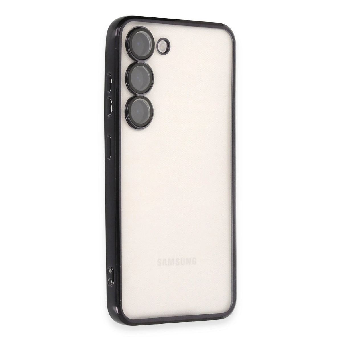 Samsung Galaxy S23 Plus Kılıf Razer Lensli Silikon - Siyah