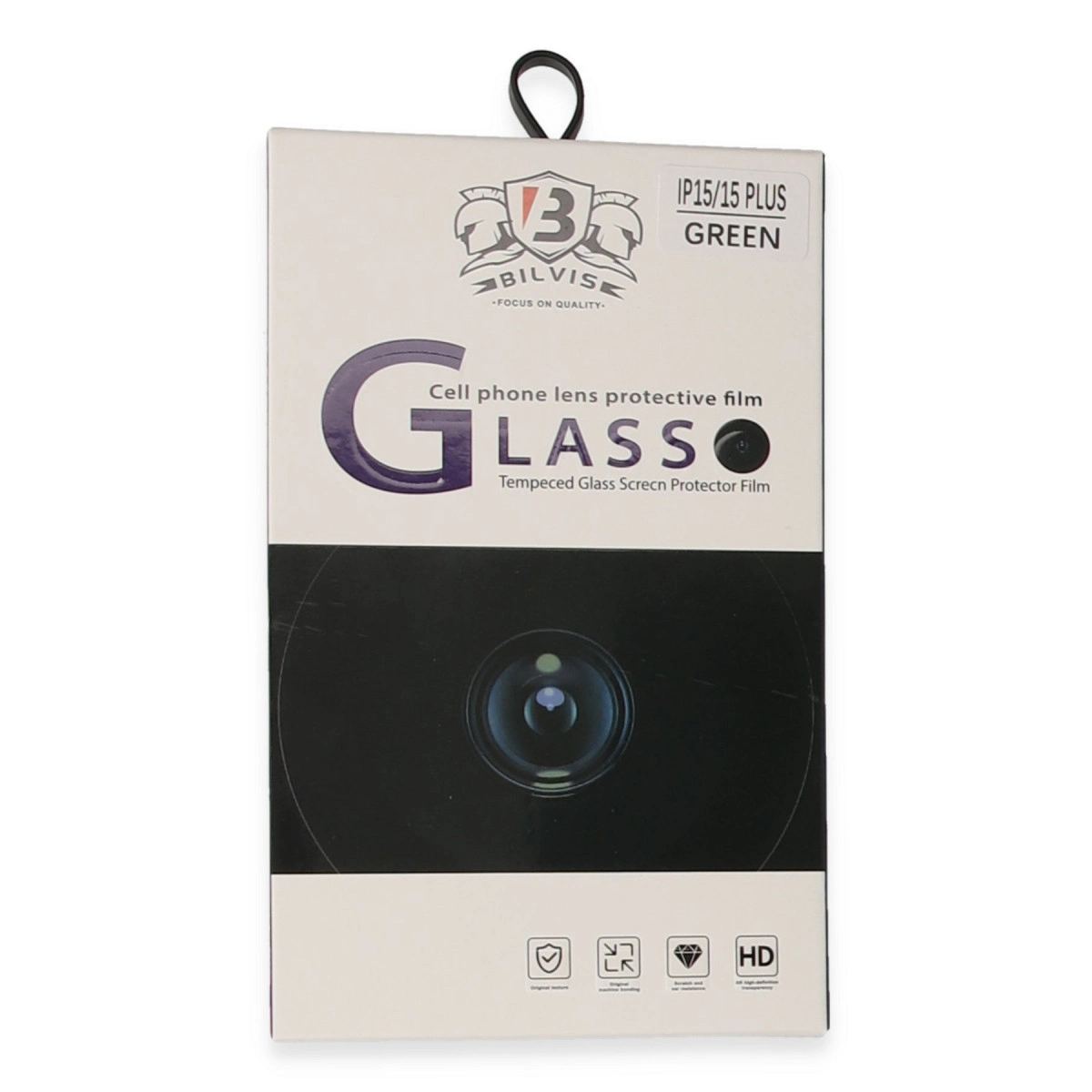 Apple İphone 15 Bilvis Titan Kamera Lens - Yeşil