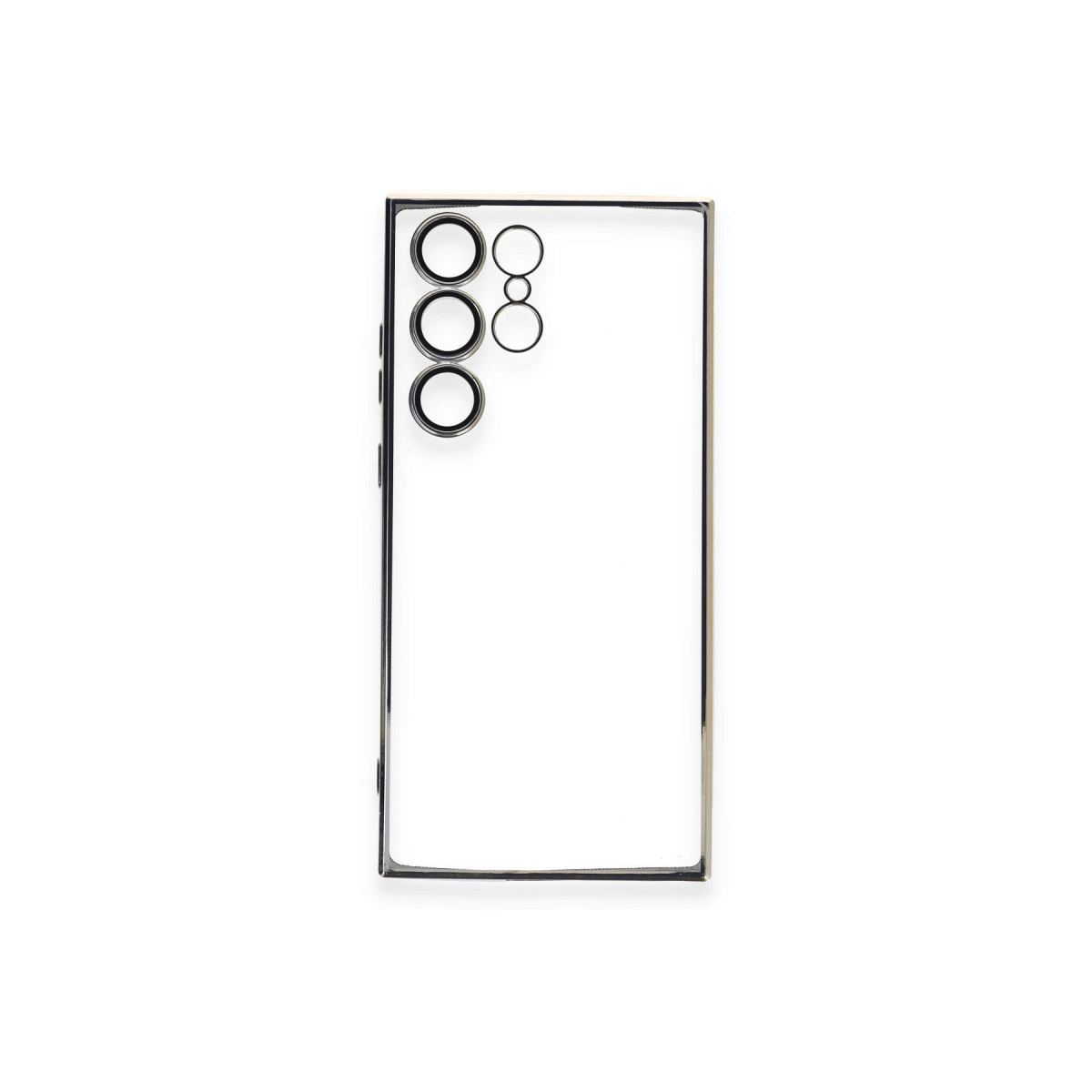 Samsung Galaxy S23 Ultra Kılıf Razer Lensli Silikon - Gold