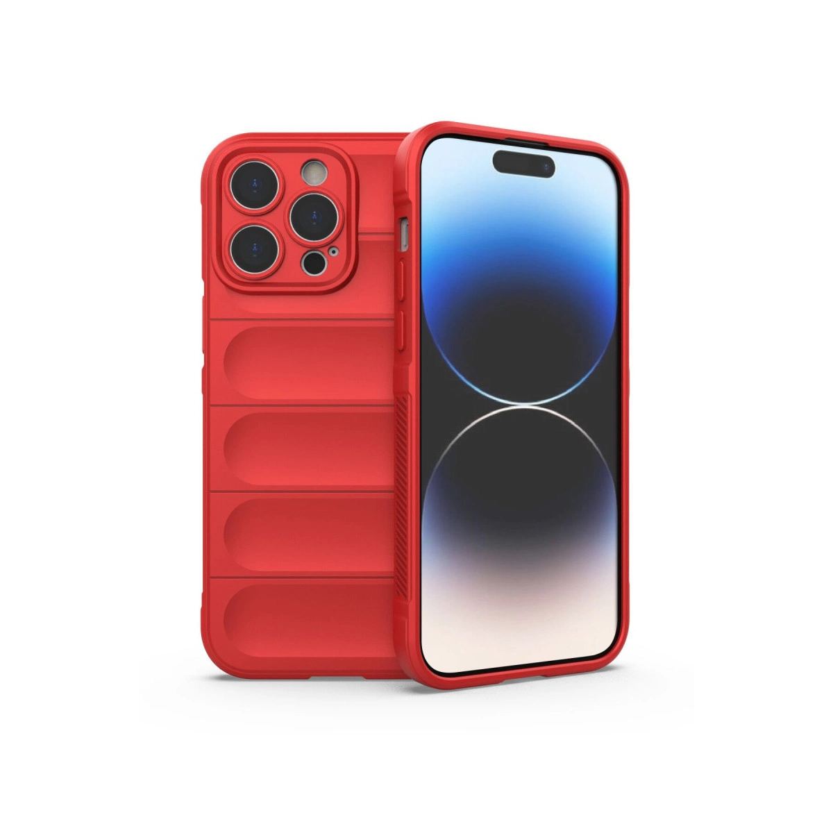 Apple İphone 13 Pro Kılıf Optimum Silikon - Kırmızı