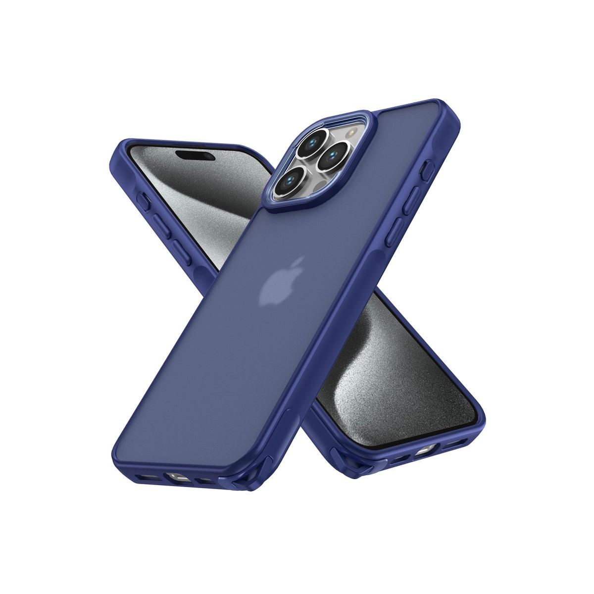 Apple İphone 15 Pro Kılıf Elegant Kapak - Lacivert