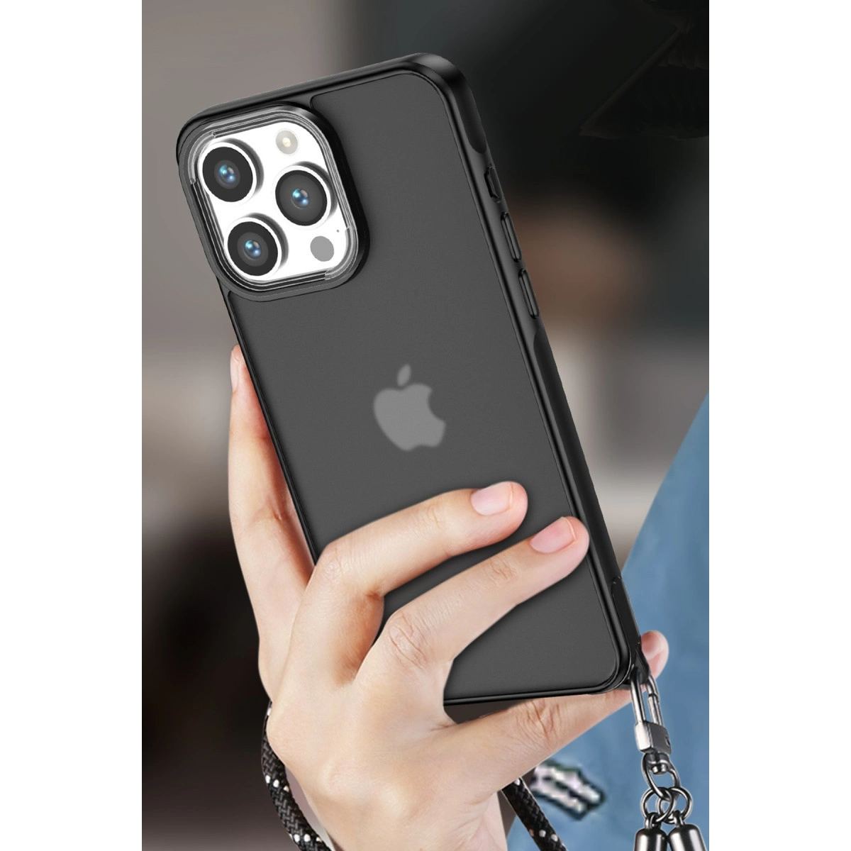 Apple İphone 15 Pro Kılıf Elegant Kapak - Lacivert