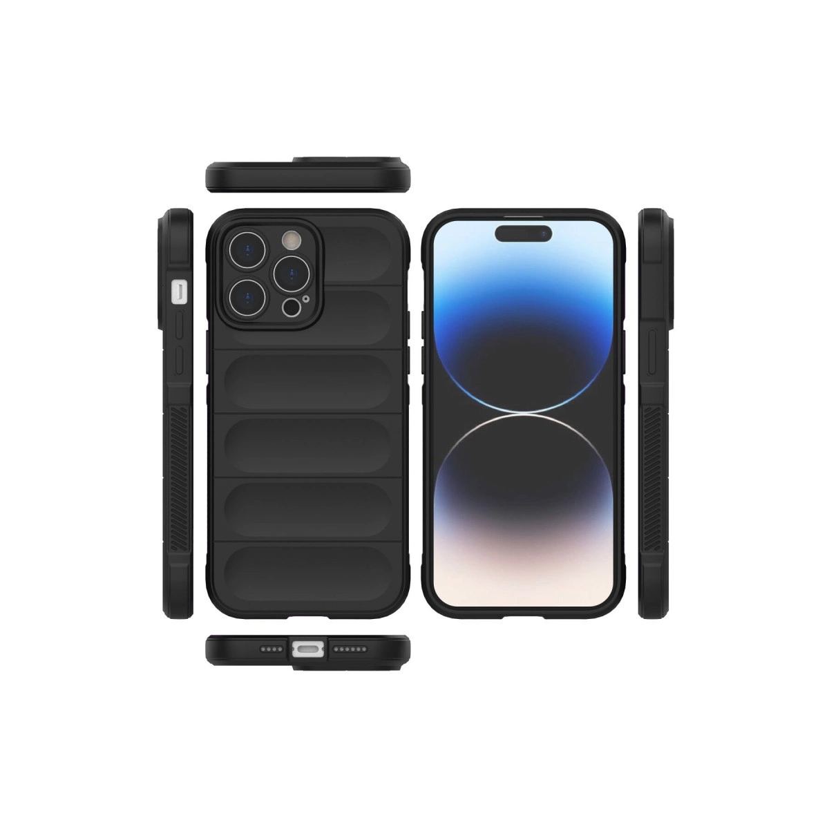 Apple İphone 14 Pro Kılıf Optimum Silikon - Siyah