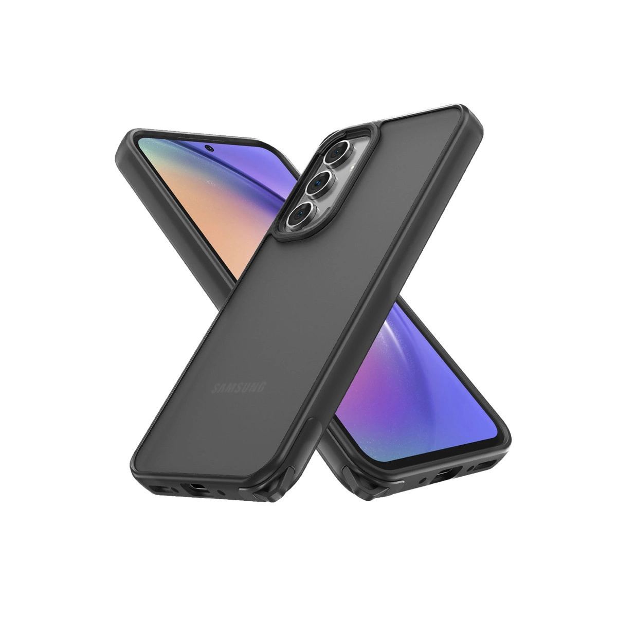 Samsung Galaxy A14 4g Kılıf Elegant Kapak - Siyah