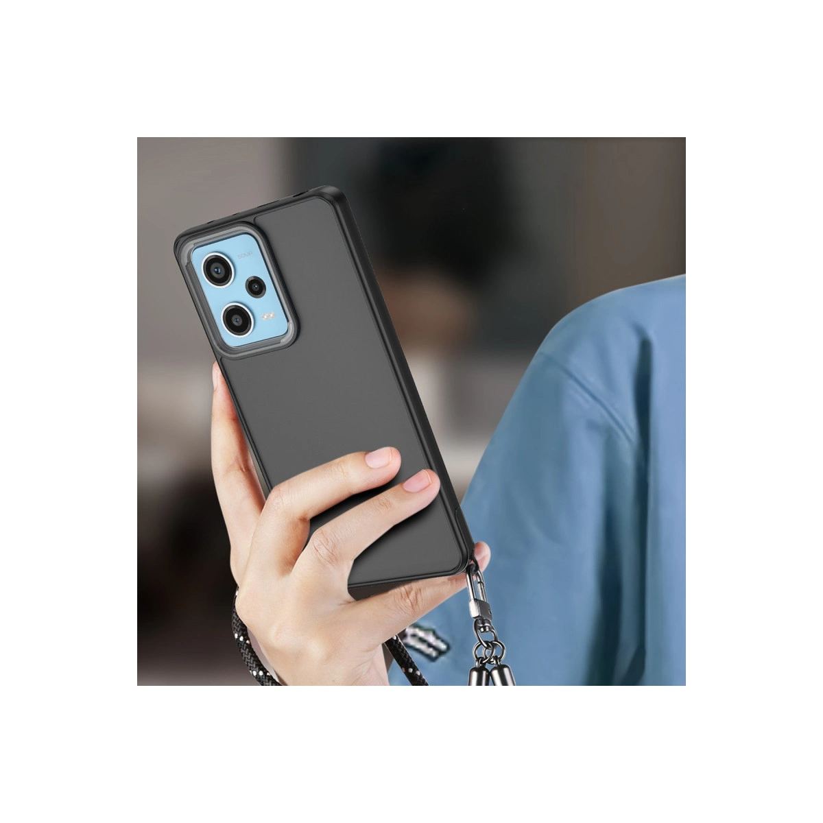 Xiaomi Redmi Note 12 4g Kılıf Elegant Kapak - Siyah