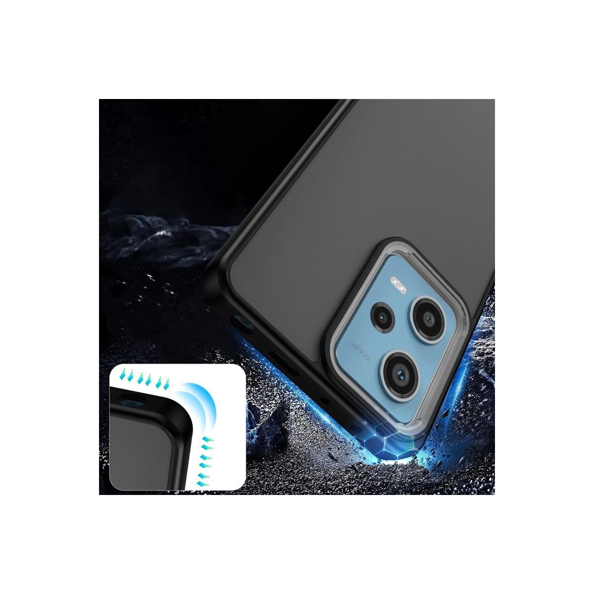 Xiaomi Redmi Note 12 4g Kılıf Elegant Kapak - Siyah