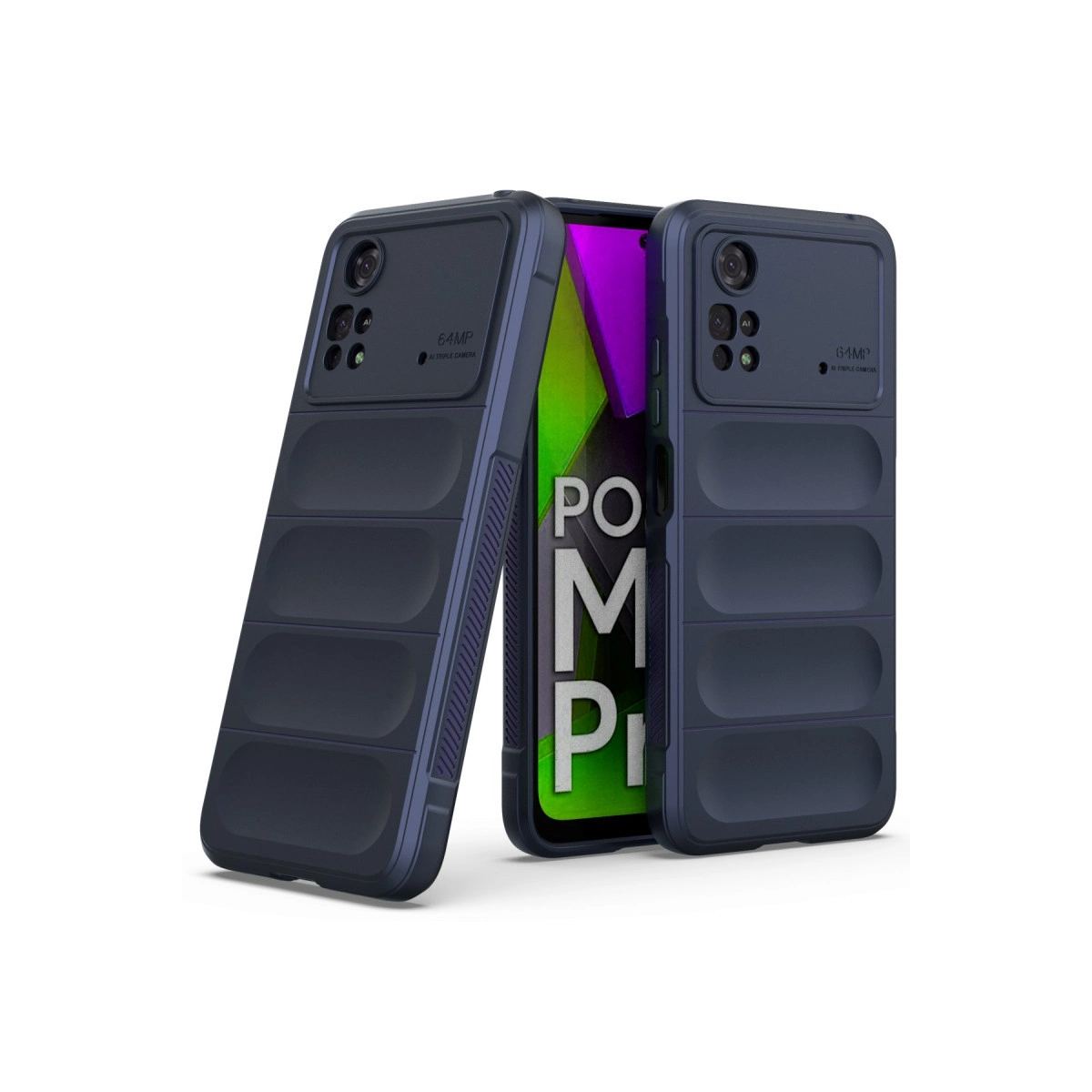 Xiaomi Poco M4 Pro 4g Kılıf Optimum Silikon - Lacivert