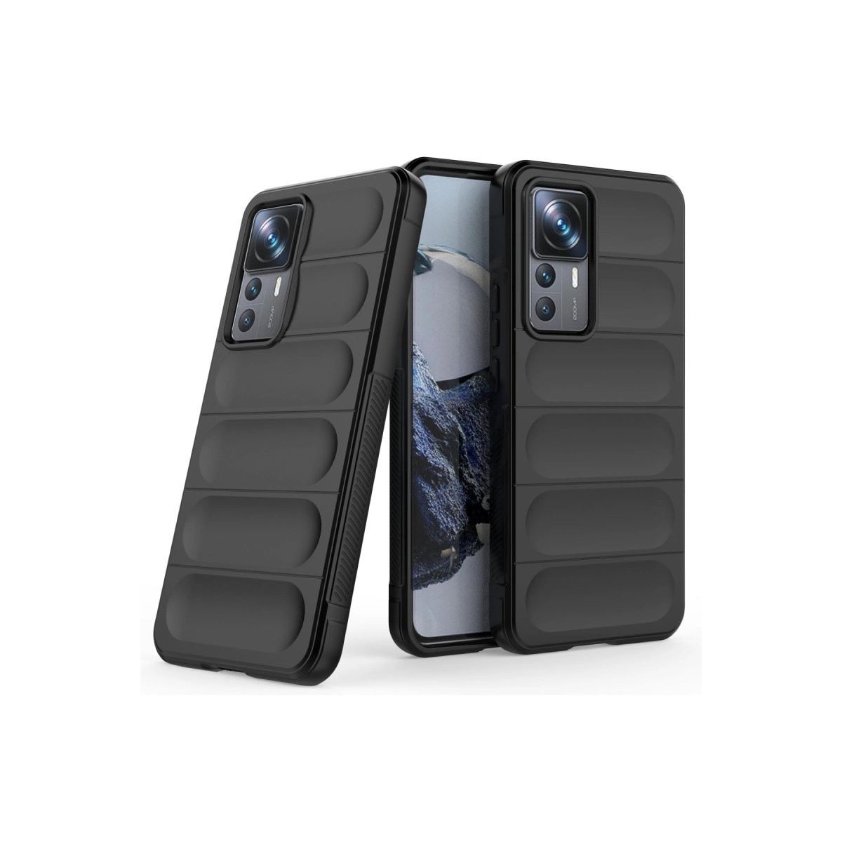 Xiaomi Mi 12t Pro Kılıf Optimum Silikon - Siyah