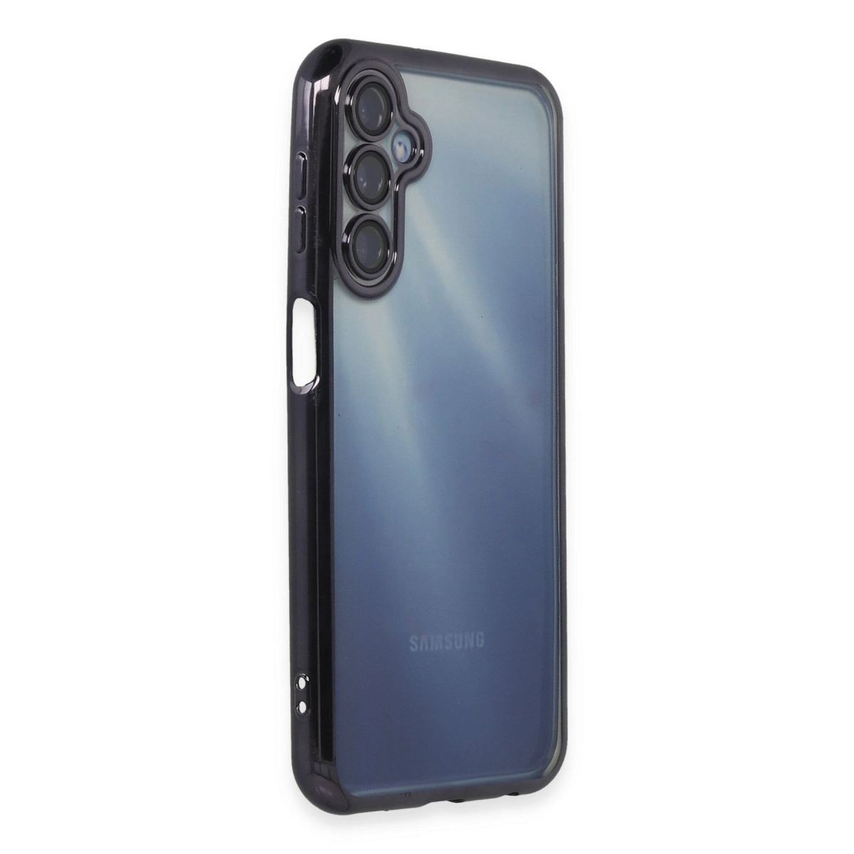 Samsung Galaxy A35 5g Kılıf Razer Lensli Silikon - Mor