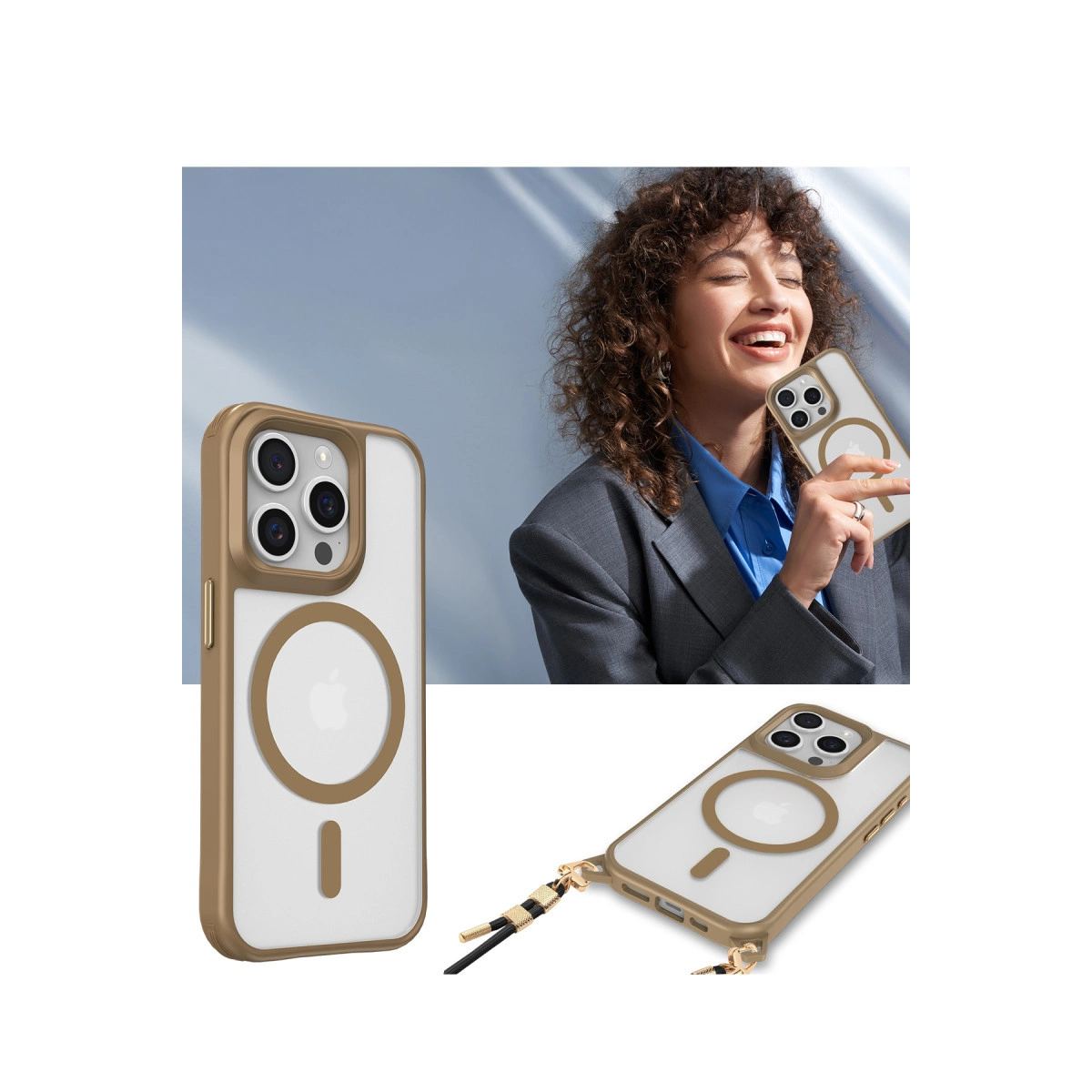 Apple İphone 14 Pro Max Kılıf Enka Magsafe Silikon Kılıf - Lacivert