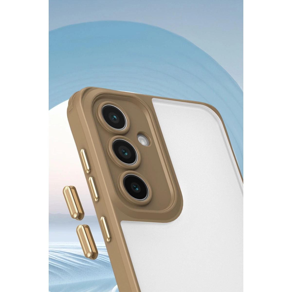 Samsung Galaxy A26 Kılıf Penta Silikon Kılıf - Çöl Titanyum