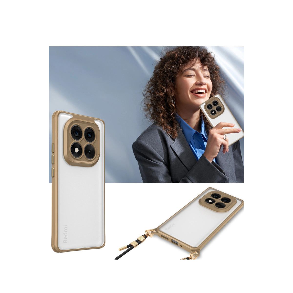 Xiaomi Redmi Note 14 Pro 4g Kılıf Penta Silikon Kılıf - Siyah