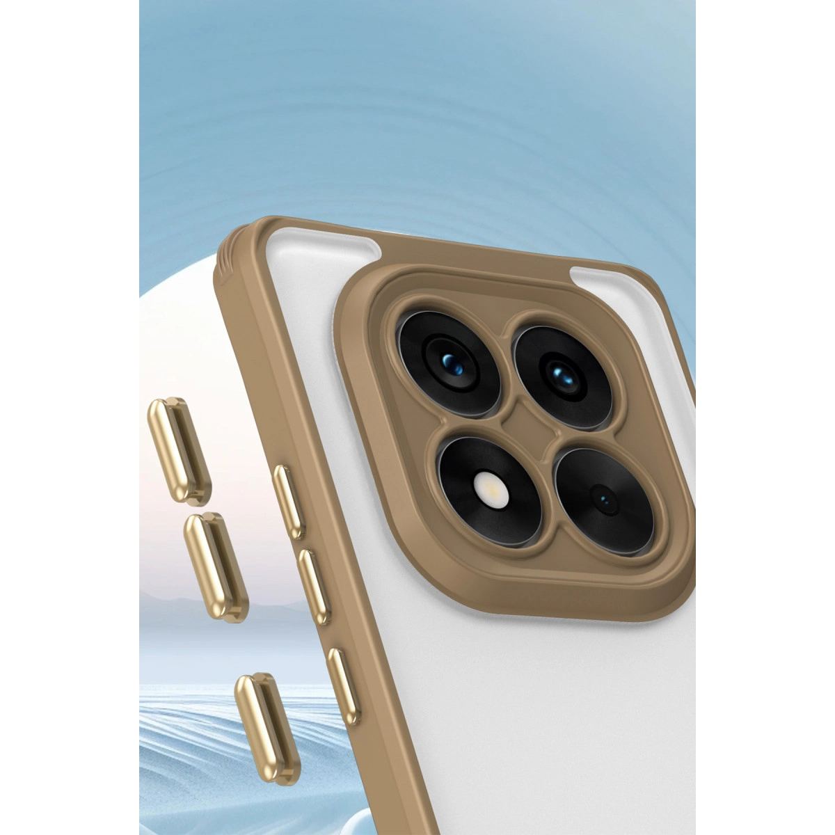 Xiaomi Redmi Note 14 Pro 5g Kılıf Penta Silikon Kılıf - Titan Gri