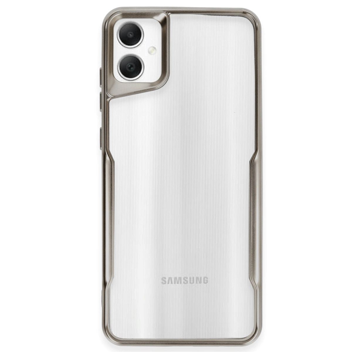 Samsung Galaxy A06 Kılıf Boyi Silikon Kapak - Titan Gri
