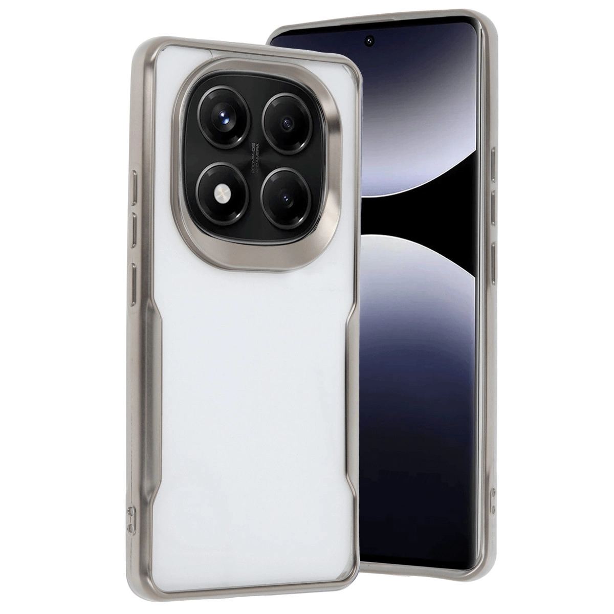 Xiaomi Redmi Note 14 Pro 5g Kılıf Boyi Silikon Kapak - Titan Gri