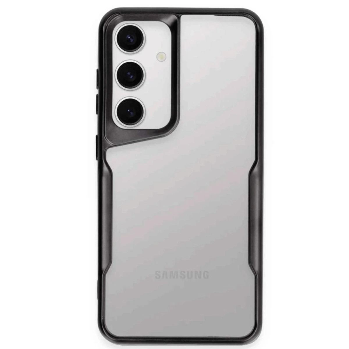 Samsung Galaxy S25 Kılıf Boyi Silikon Kapak - Siyah