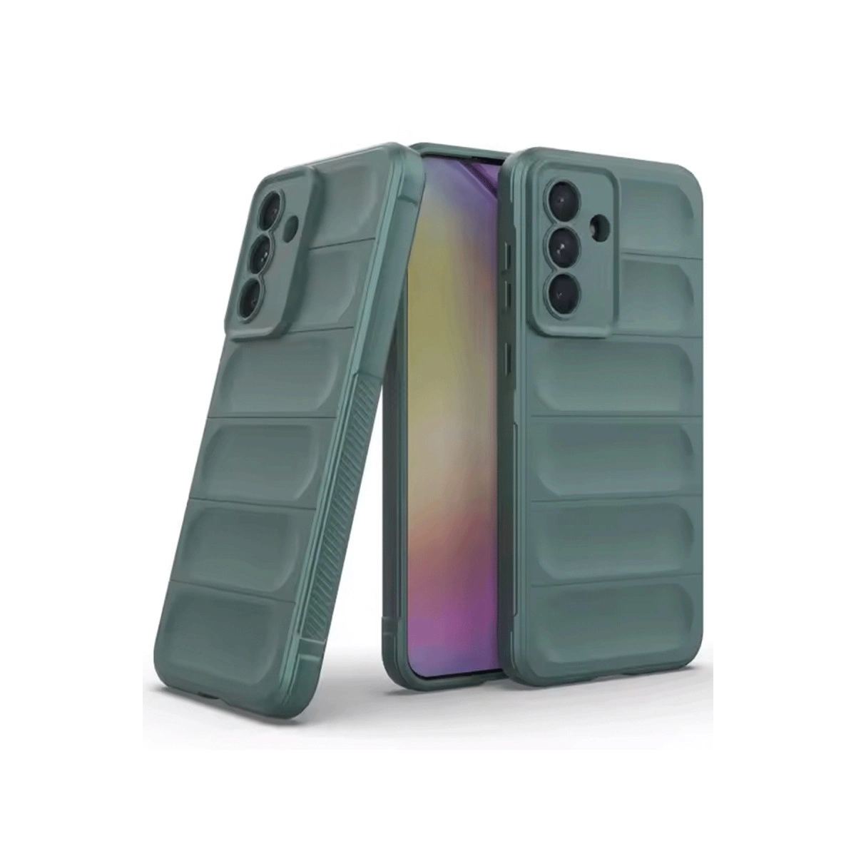 Samsung Galaxy A26 Kılıf Optimum Silikon - Koyu Yeşil