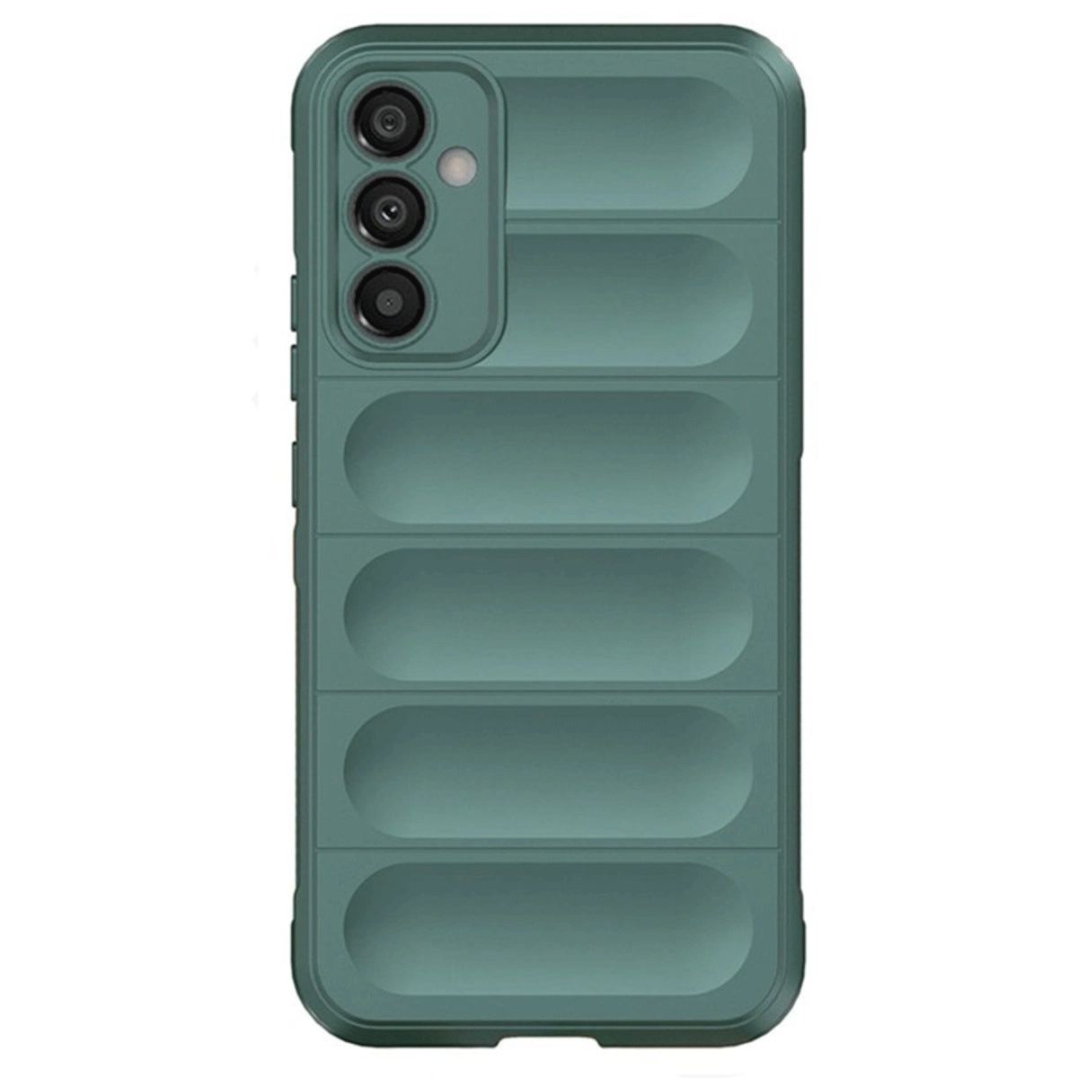 Samsung A56 Kılıf Optimum Silikon - Koyu Yeşil