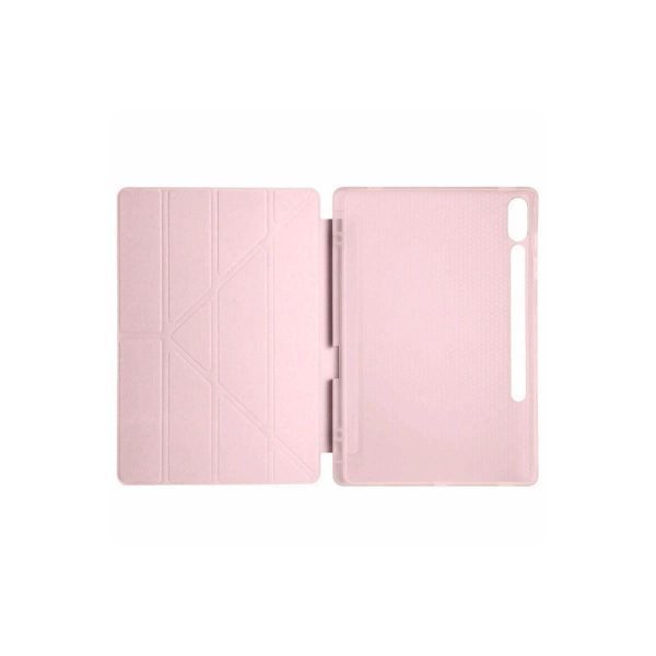 Samsung Galaxy X510 Tab S9 Fe 11 Kılıf Kalemlikli Mars Tablet Kılıfı - Rose Gold