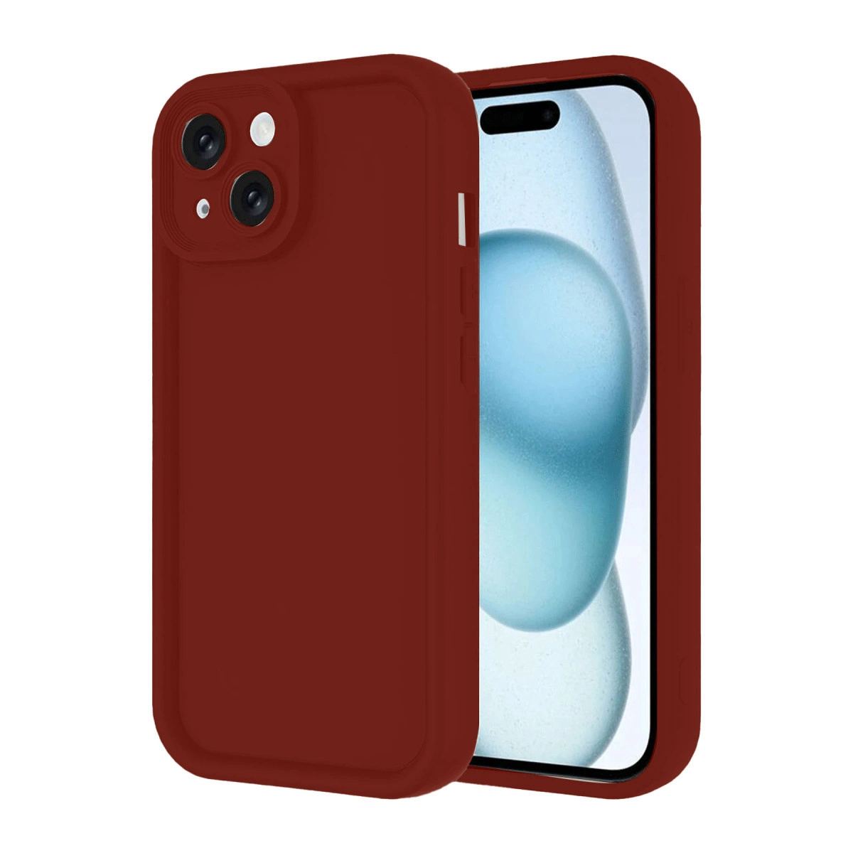Apple İphone 14 Kılıf Viera Silikon - Bordo