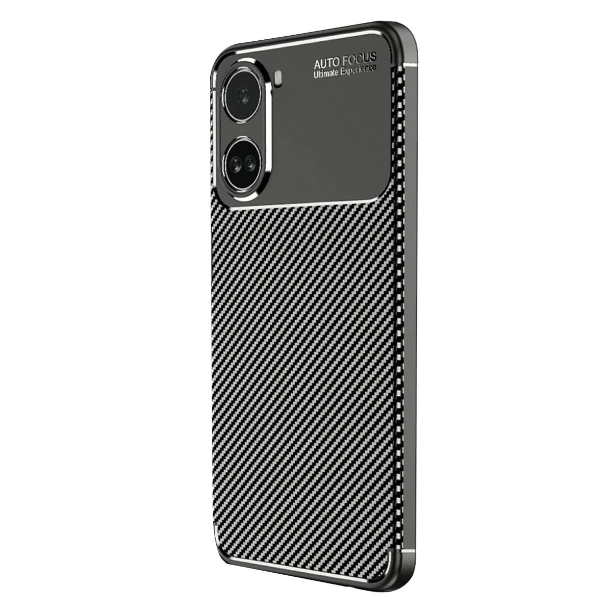 Xiaomi Poco X7 Pro Kılıf Auto Focus Karbon Kapak - Siyah