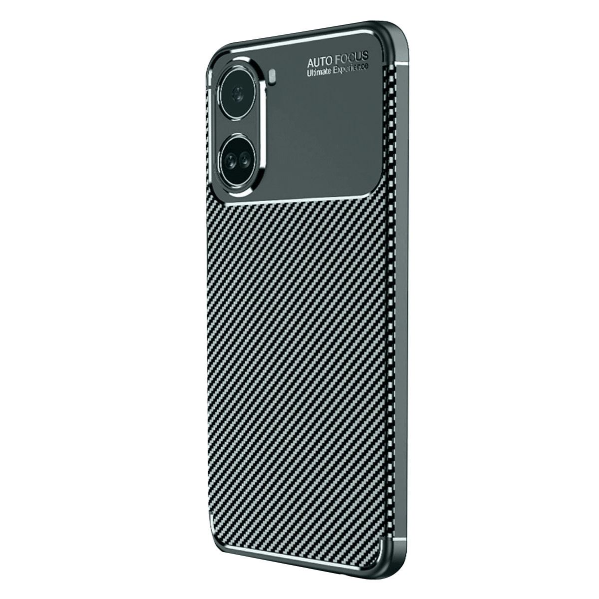 Xiaomi Poco X7 Pro Kılıf Auto Focus Karbon Kapak - Koyu Yeşil