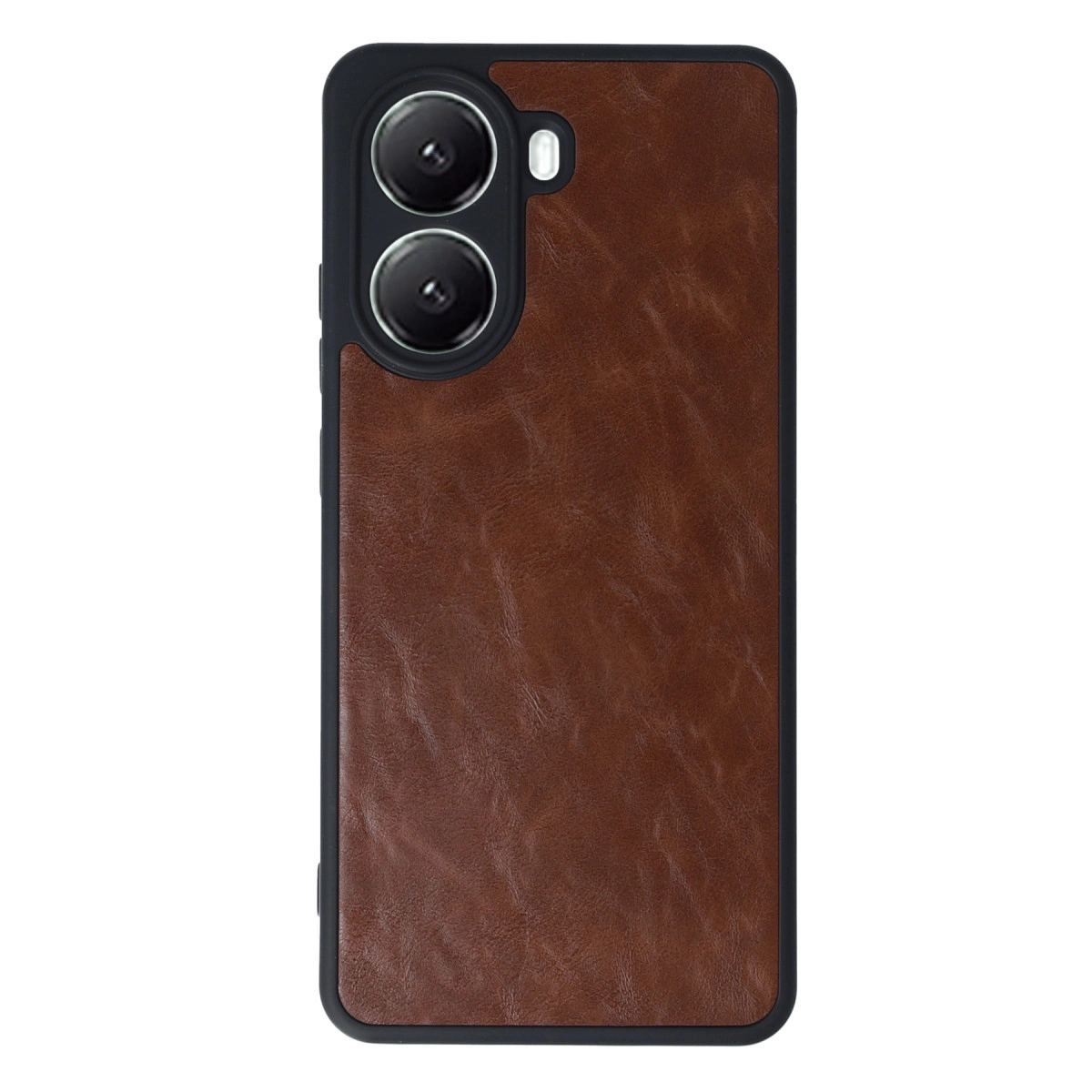 Xiaomi Poco X7 Pro Kılıf Aras Deri Kapak - Taba