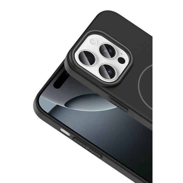 Joko Apple İphone 15 Pro Max Broş Magsafe Kapak - Mor