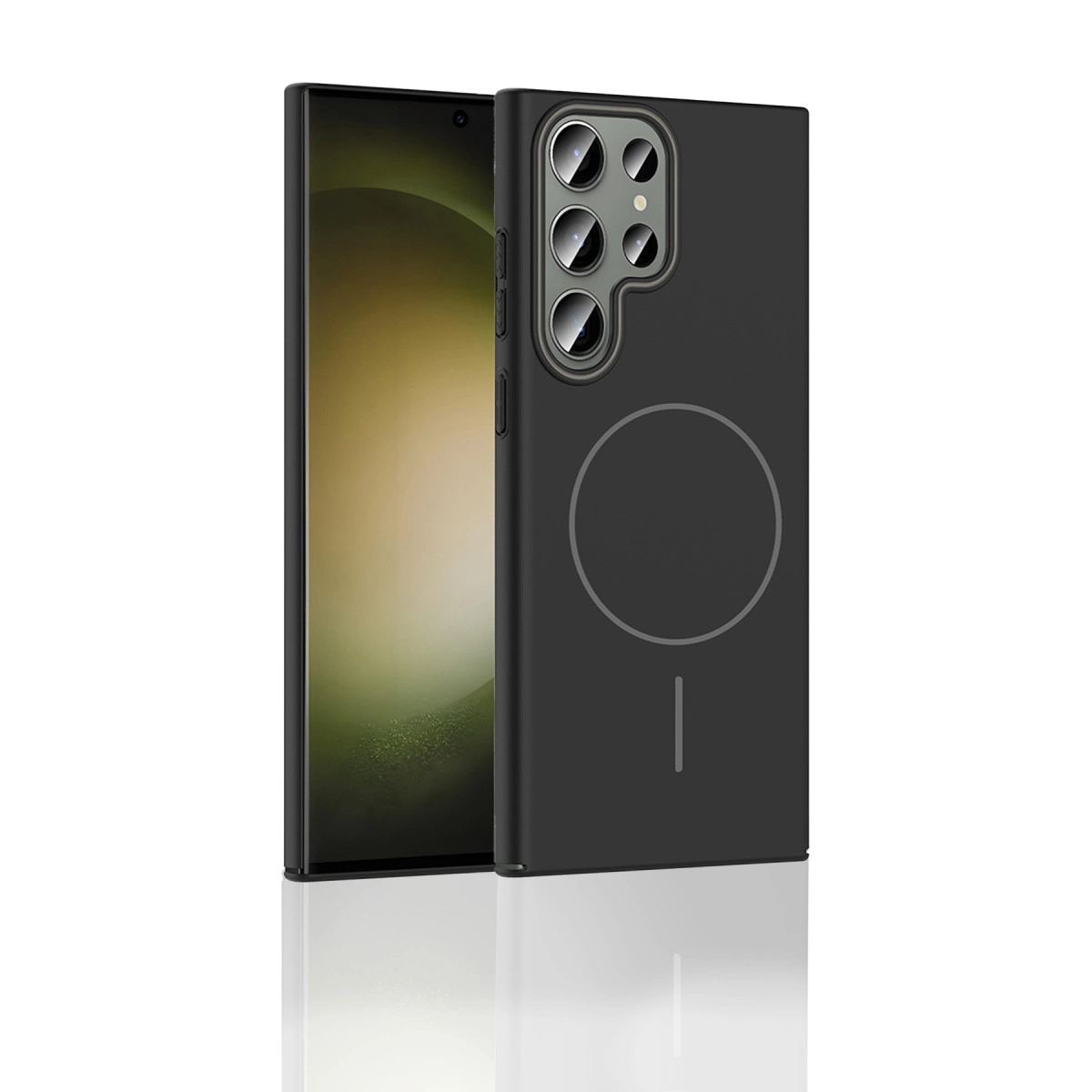 Joko Samsung Galaxy S23 Ultra Broş Magsafe Kapak - Mor