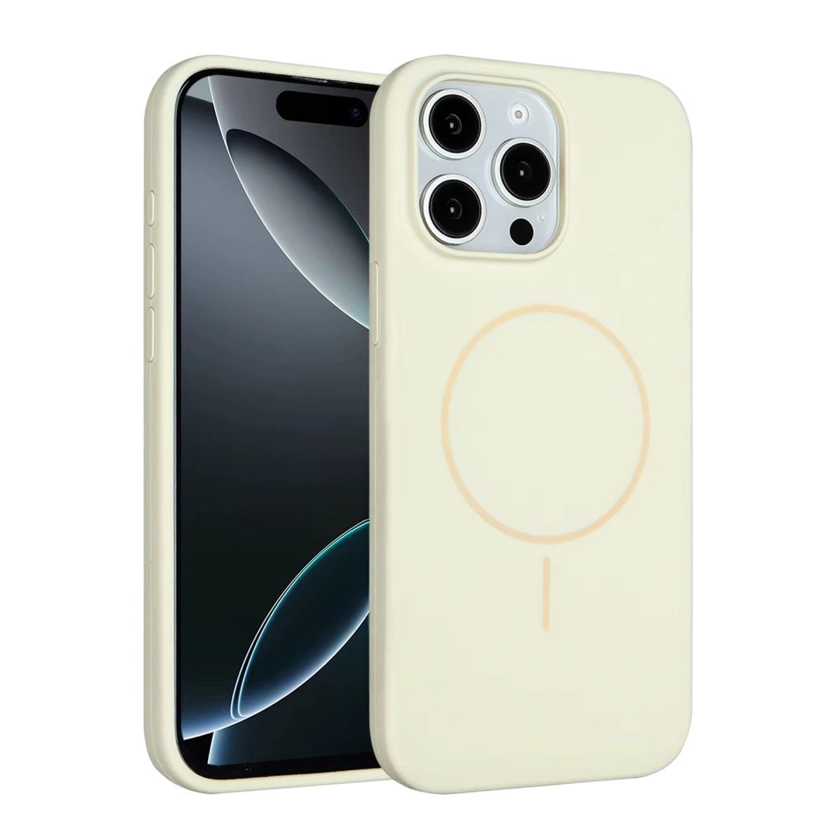 Joko Apple İphone 15 Pro Max Kılıf Jully Magsafe Kapak - Bej