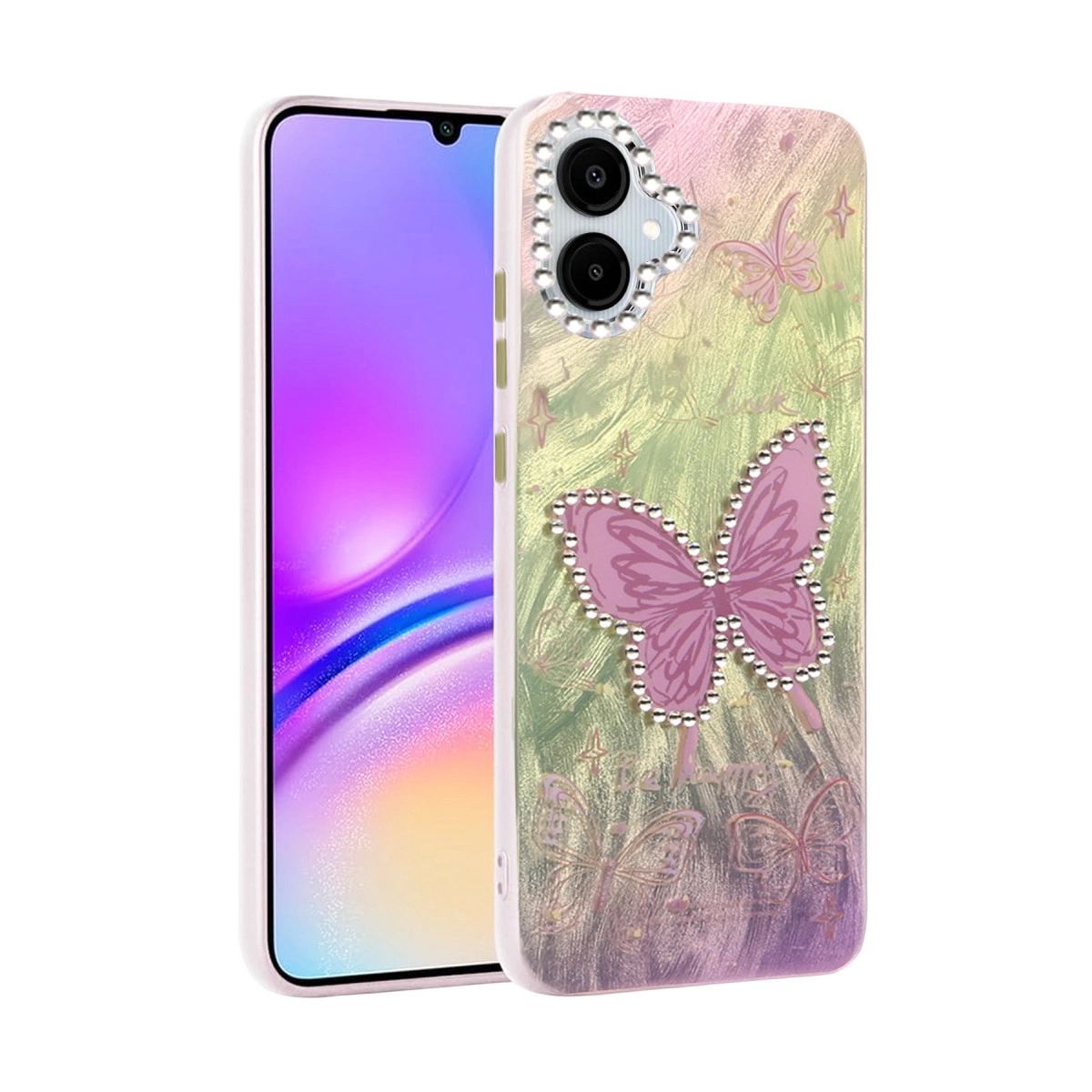 Samsung Galaxy A06 Kılıf Blade Aynalı Desenli Kapak - Desen 5