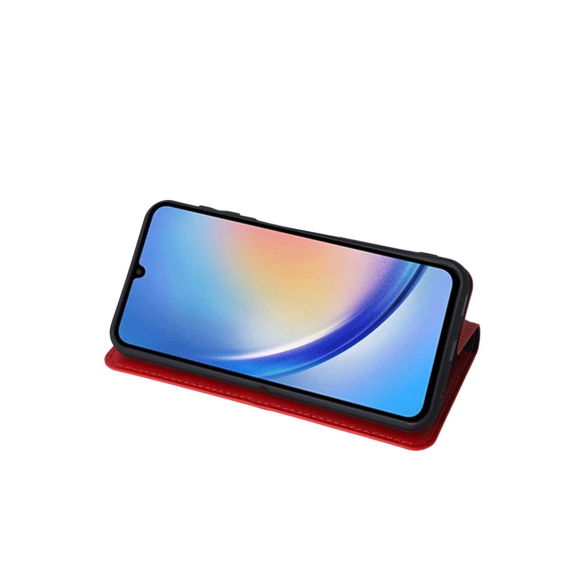 Samsung Galaxy A24 4g Kılıf Trend S Plus Kapaklı Kılıf - Siyah